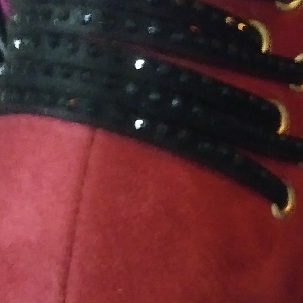 New Luichiny Burgundy Bryn Heels. - Picture 4 of 6